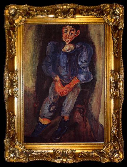 framed  Chaim Soutine Boy in Blue, ta009-2